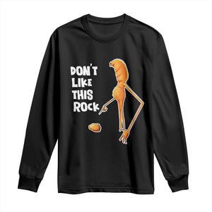 Marcus The Worm Meme Long Sleeve Shirt Do Not Like This Rock TS14 Black Print Your Wear