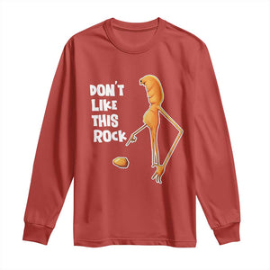 Marcus The Worm Meme Long Sleeve Shirt Do Not Like This Rock TS14 Red Print Your Wear