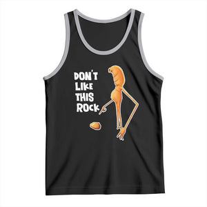 Marcus The Worm Meme Tank Top Do Not Like This Rock TS14 Black Athletic Heather Print Your Wear