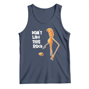 Marcus The Worm Meme Tank Top Do Not Like This Rock TS14 Navy Print Your Wear