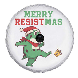 Merry Resistmas Frog Christmas Spare Tire Cover TS14 Print Your Wear