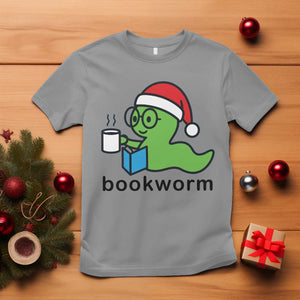 Bookworm Christmas T Shirt Reading Book Lover TS14 Sport Gray Print Your Wear