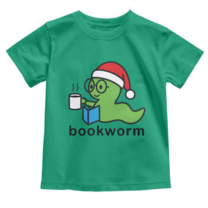 Bookworm Christmas Toddler T Shirt Reading Book Lover TS14 Irish Green Print Your Wear