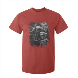 67 Six Seven Bigfoot Christmas T Shirt For Kid Sasquatch Ailen Selfie UFO Meme TS14 Red Print Your Wear