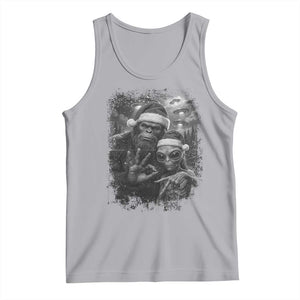 67 Six Seven Bigfoot Christmas Tank Top Sasquatch Ailen Selfie UFO Meme TS14 Athletic Heather Print Your Wear