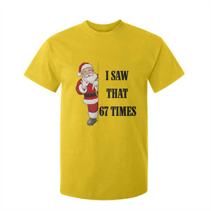 67 Six Seven Santa Christmas Meme T Shirt For Kid I Saw That TS14 Daisy Print Your Wear