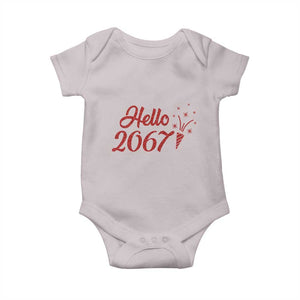 67 Six Seven Meme Baby Onesie New Year 2026 TS14 Ice Gray Print Your Wear