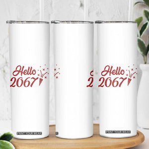 67 Six Seven Meme Skinny Tumbler New Year 2026 TS14 Print Your Wear