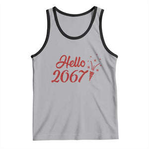 67 Six Seven Meme Tank Top New Year 2026 TS14 Athletic Heather Black Print Your Wear