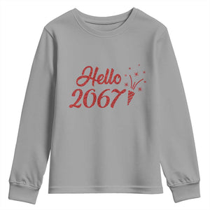 67 Six Seven Meme Youth Sweatshirt New Year 2026 TS14 Sport Gray Print Your Wear