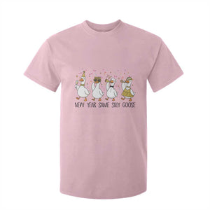 Silly Goose New Years 2026 T Shirt For Kid Cute Goose Party Holiday TS14 Light Pink Print Your Wear