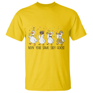 Silly Goose New Years 2026 T Shirt Cute Goose Party Holiday TS14 Daisy Print Your Wear
