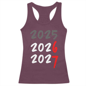 67 Six Seven Meme Racerback Tank Top New Year 2026 Gen Alpha Slang TS14 Maroon Print Your Wear
