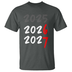 67 Six Seven Meme T Shirt New Year 2026 Gen Alpha Slang TS14 Dark Heather Print Your Wear
