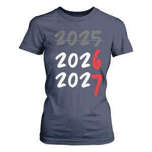 67 Six Seven Meme T Shirt For Women New Year 2026 Gen Alpha Slang TS14 Navy Print Your Wear