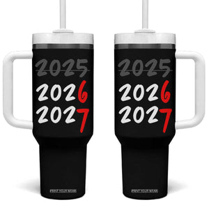 67 Six Seven Meme Tumbler With Handle New Year 2026 Gen Alpha Slang TS14 One Size: 40 oz Black Print Your Wear