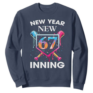 Funny Six Seven Meme Sweatshirt 67 Number Sports American Football Ice Cream Drip TS14 Navy Print Your Wear