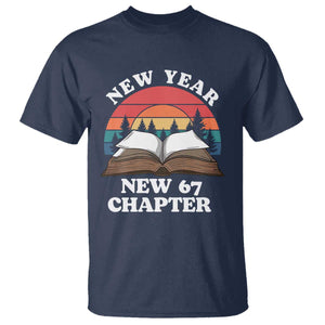 Funny Six Seven Meme T Shirt New Year New 67 Chapter TS14 Navy Print Your Wear