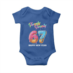 67 Six Seven Meme Baby Onesie New Year 2026 Ice Cream Drip TS14 Royal Blue Print Your Wear