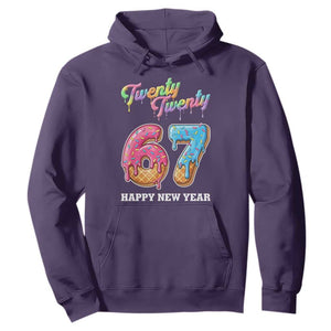 67 Six Seven Meme Hoodie New Year 2026 Ice Cream Drip TS14 Purple Print Your Wear