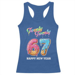 67 Six Seven Meme Racerback Tank Top New Year 2026 Ice Cream Drip TS14 Royal Blue Print Your Wear