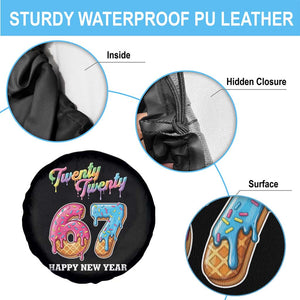 67 Six Seven Meme Spare Tire Cover New Year 2026 Ice Cream Drip TS14 Print Your Wear