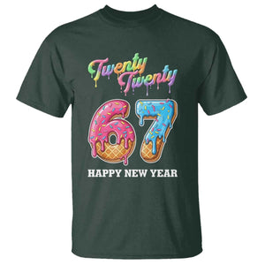 67 Six Seven Meme T Shirt New Year 2026 Ice Cream Drip TS14 Dark Forest Green Print Your Wear