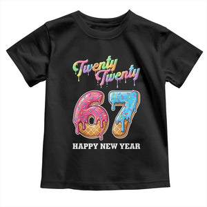 67 Six Seven Meme Toddler T Shirt New Year 2026 Ice Cream Drip TS14 Black Print Your Wear