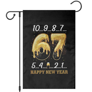 67 Six Seven Meme Garden Flag Happy New Year 2026 TS14 Black Print Your Wear