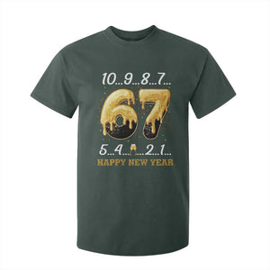 67 Six Seven Meme T Shirt For Kid Happy New Year 2026 TS14 Dark Forest Green Print Your Wear