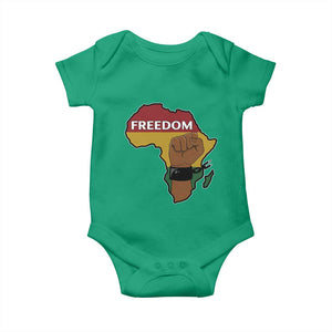 Africa Freedom Liberation Black Power Baby Onesie TS14 Irish Green Print Your Wear