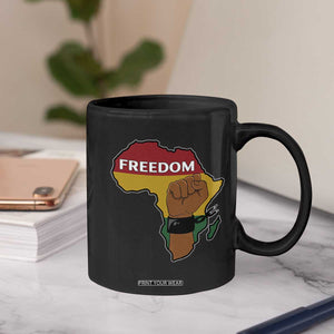 Africa Freedom Liberation Black Power Coffee Mug TS14 Print Your Wear