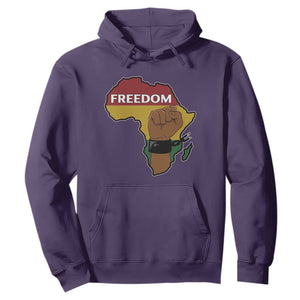Africa Freedom Liberation Black Power Hoodie TS14 Purple Print Your Wear