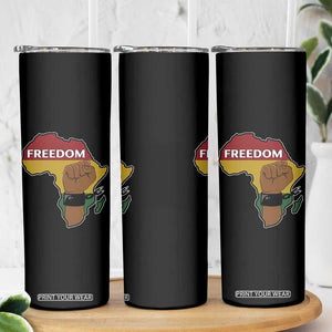 Africa Freedom Liberation Black Power Skinny Tumbler TS14 Print Your Wear