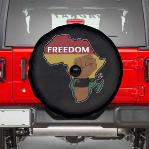 Africa Freedom Liberation Black Power Spare Tire Cover TS14 Black Print Your Wear