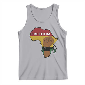 Africa Freedom Liberation Black Power Tank Top TS14 Athletic Heather Print Your Wear