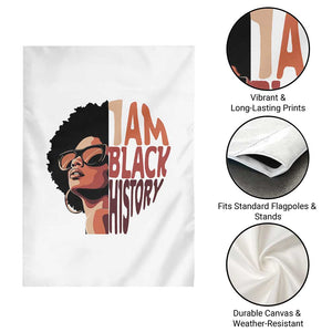 I Am Black History Garden Flag African American Pride TS14 Print Your Wear