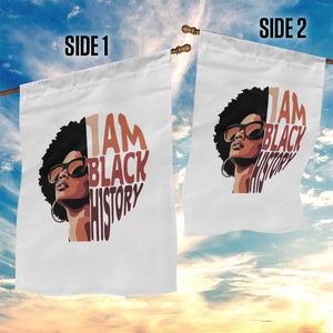 I Am Black History Garden Flag African American Pride TS14 Print Your Wear