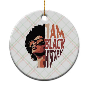 I Am Black History Ceramic Ornament African American Pride TS14 1pc Christmas Plaid Print Your Wear