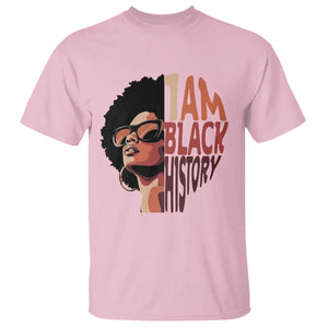 I Am Black History T Shirt African American Pride TS14 Light Pink Print Your Wear