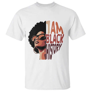 I Am Black History T Shirt African American Pride TS14 White Print Your Wear