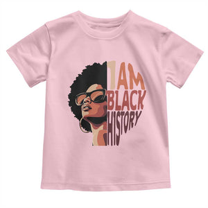 I Am Black History Toddler T Shirt African American Pride TS14 Light Pink Print Your Wear