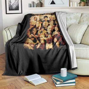 Black History Month Throw Blanket African American Pride TS14 Print Your Wear