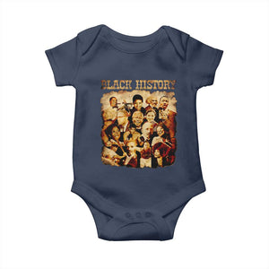 Black History Month Baby Onesie African American Pride TS14 Navy Print Your Wear