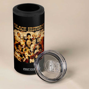 Black History Month 4 in 1 Can Cooler Tumbler African American Pride TS14 Print Your Wear