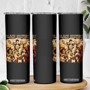 Black History Month Skinny Tumbler African American Pride TS14 Print Your Wear