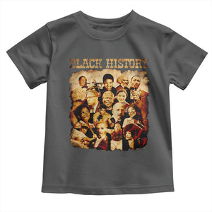 Black History Month Toddler T Shirt African American Pride TS14 Dark Heather Print Your Wear