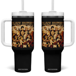 Black History Month Tumbler With Handle African American Pride TS14 One Size: 40 oz Black Print Your Wear