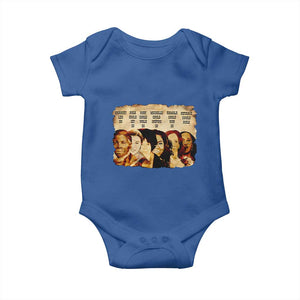 Black History Month Baby Onesie African American Women Pride TS14 Royal Blue Print Your Wear