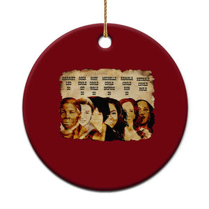 Black History Month Ceramic Ornament African American Women Pride TS14 1pc Red Print Your Wear